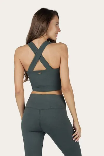 Urban Goddess Urban Goddess Aina Yoga & Pilates Sport-BH, Pinyon (grau), – Produktbild 3 von 4