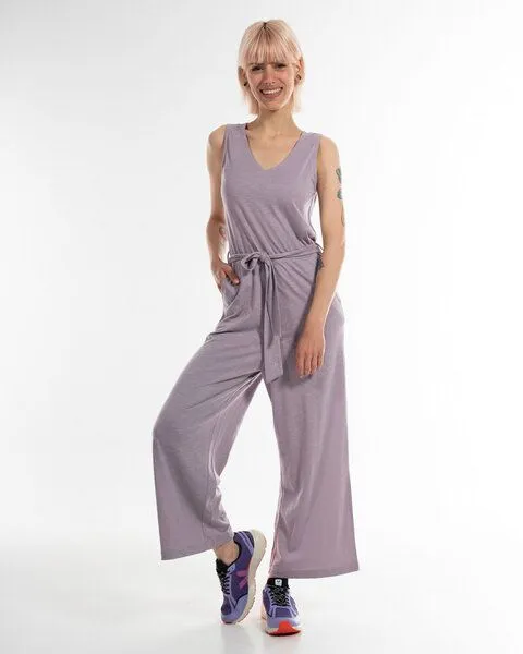 Alma & Lovis Alma & Lovis Aparter Einteiler aus leichter Bio-Baumwolle / EcoVero | Flame Jumpsuit, Crocus (flieder/rosa), – Produktbild 1 von 4