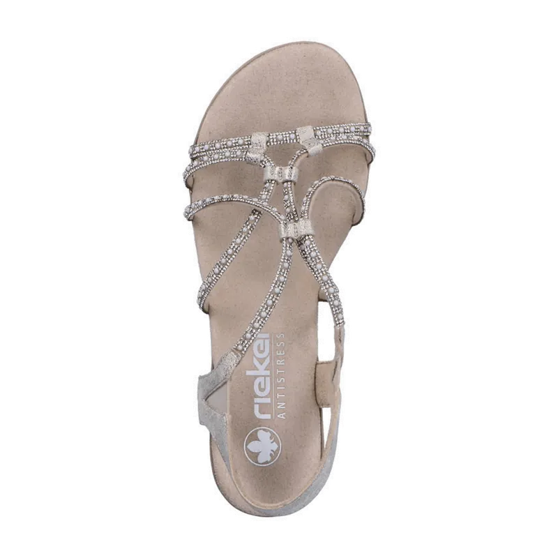 Rieker Rieker 64970-60 für Damen, beige, Größe 42 EU, Beige, – Produktbild 5 von 7