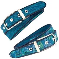 Seegarn Seegarn - Gürtel / Wendegürtel 'SeeWind' 3cm, Silber matt, – Produktbild 2 von 5