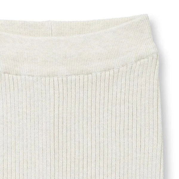 Sense Organics Sense Organics Babyleggings aus Strick, Modell YUMA, Cremeweiß melange, – Produktbild 2 von 3