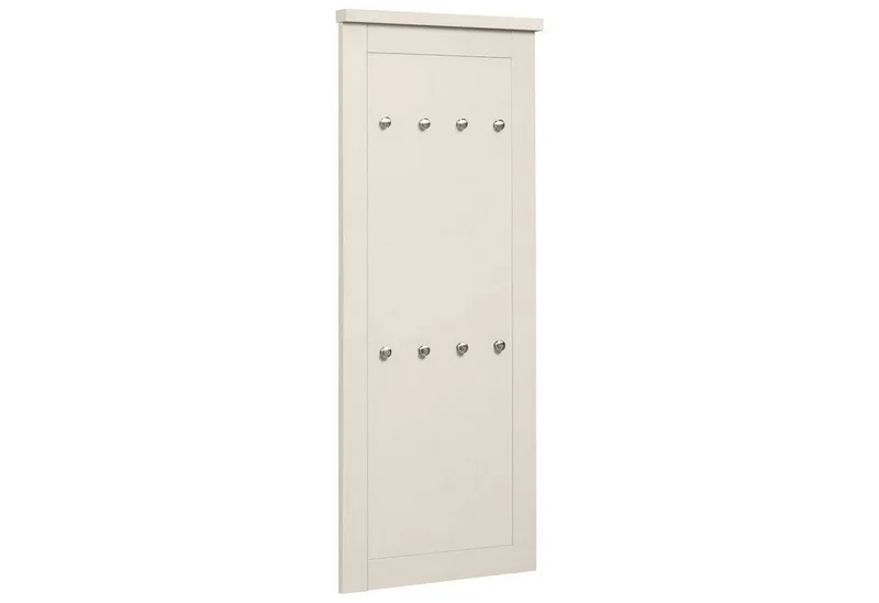 OTTO home Garderobenpaneel Heide, mit 8 Haken, Höhe 120 cm, Breite 50 cm, Weiß, – Produktbild 2 von 8
