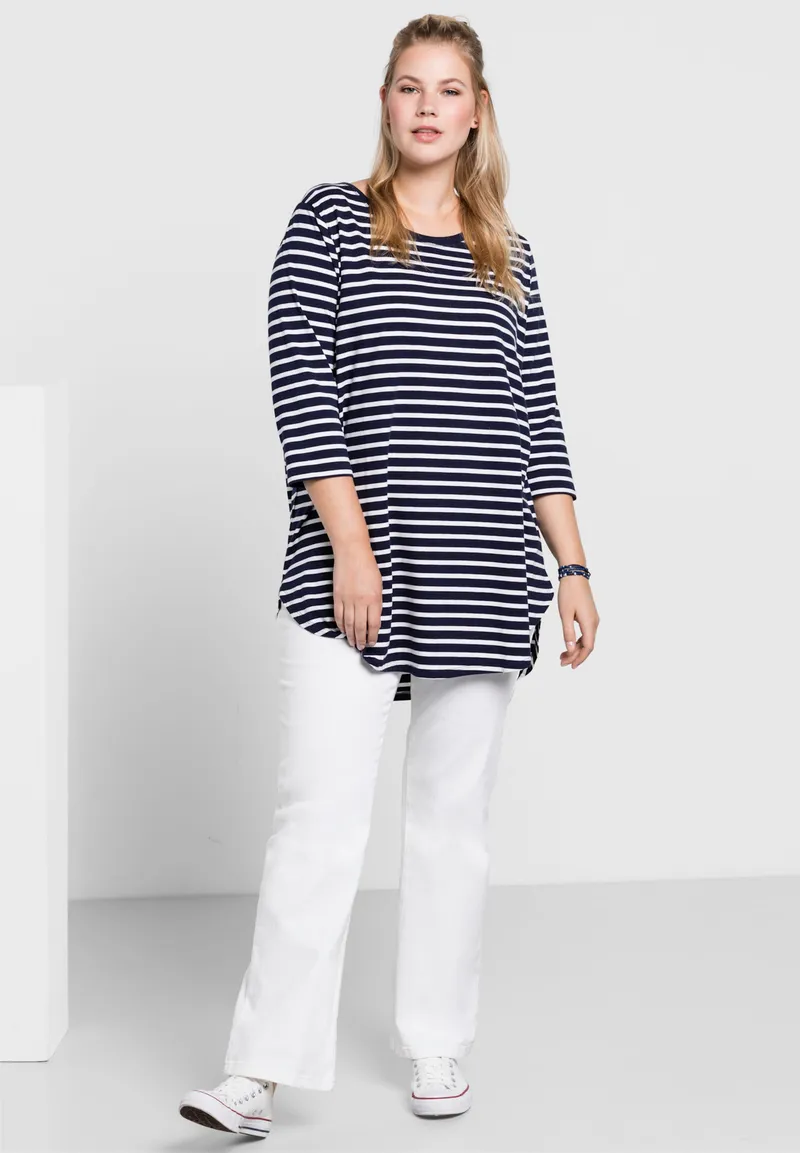 sheego Bootcut-Jeans white denim, White denim, – Produktbild 2 von 2