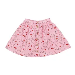 Walkiddy Walkiddy Kleinkinder Rock GOTS-zertifiziert aus Bio-Baumwolle rosa mit Kirschen-und-Blüten-Muster – Produktbild 1 von 1