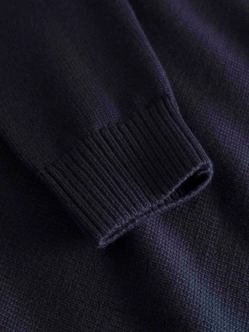 KnowledgeCotton Apparel KnowledgeCotton Apparel Pullover Navy - Größe XL, Blau, – Produktbild 4 von 4