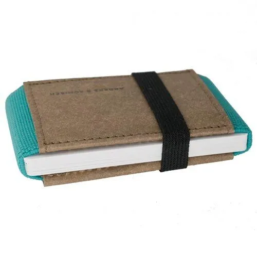 ANDERS & KOMISCH ANDERS & KOMISCH Mini Portemonnaie mit Münzfach MINI CLASSIC - Slim Wallet Braun, Mint, – Produktbild 4 von 4