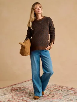 Envie De Fraise Pullover mit Stillöffnung für Schwangerschaft & Stillzeit ENVIE DE FRAISE schokolade leo – Produktbild 1 von 1