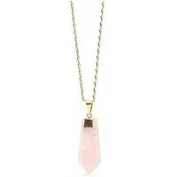 Crystal and Sage Rosenquarz Halskette von Crystal and Sage – Produktbild 1 von 1
