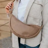 BOWLEANIES TASCHEN BOWLEANIES TASCHEN Moon Bag aus Lederfaserstoff – Produktbild 1 von 1