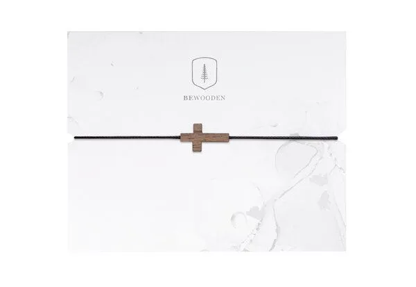 BeWooden BeWooden Holzarmband Cross – Produktbild 1 von 2