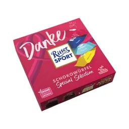 Ritter Sport Ritter Sport Schokowürfel Danke, 4 Sorten, 20 Stück, 155g – Produktbild 1 von 1
