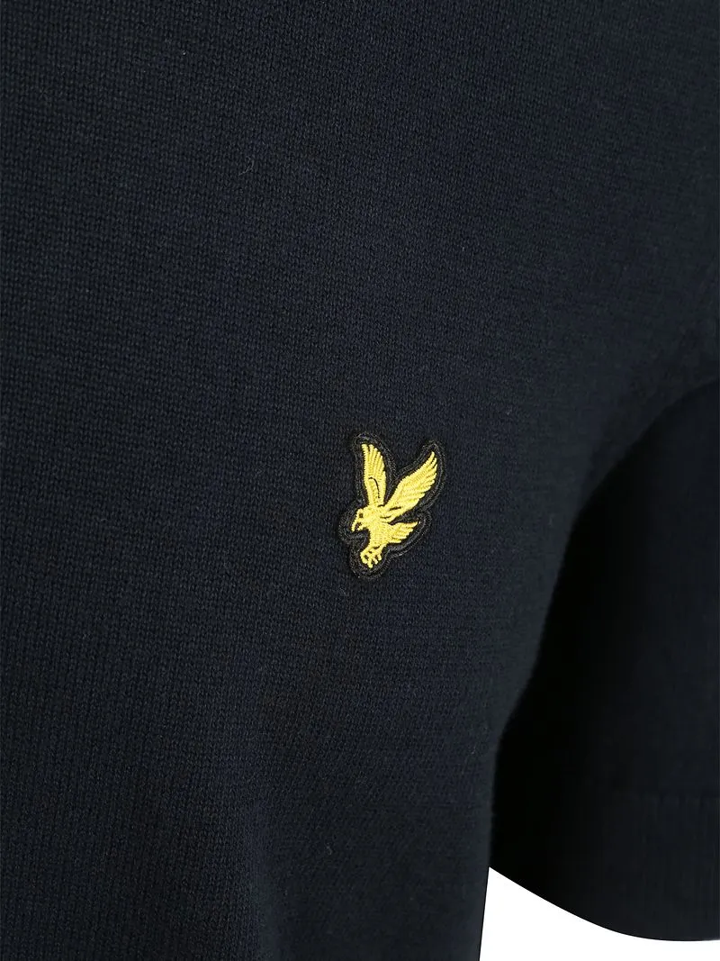 Lyle and Scott Lyle & Scott Strick-Poloshirt Marine - Größe M, Dunkelblau, – Produktbild 5 von 5