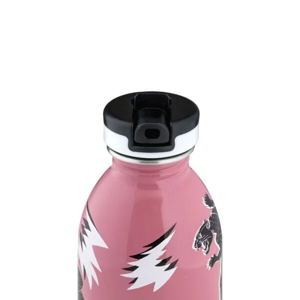 24bottles 24bottles 0,5l Edelstahl Trinkflasche mit Sportverschluss, Grey, – Produktbild 3 von 4