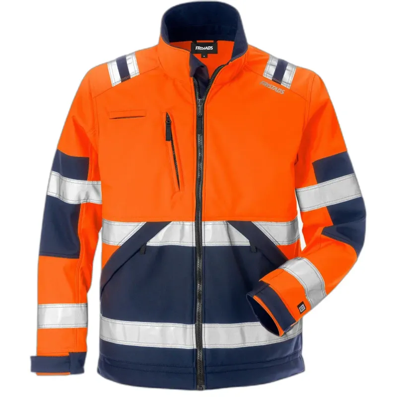Fristads Wasserdichte Warnjacke der Klasse 2 Fristads 4083 WYH, Orange, – Produktbild 1 von 1