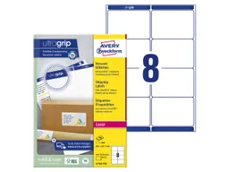 Avery Zweckform 800 Adress Etiketten 99,1x67,7 mm Laser+ – Produktbild 1 von 1