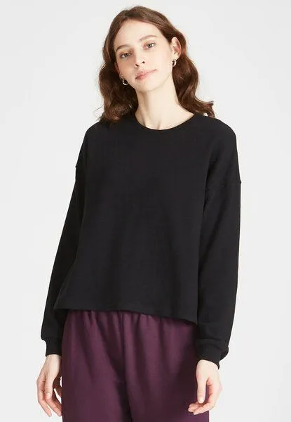 Givn Berlin Givn Berlin Sweater SAMANTHA aus recycelter Baumwolle, Schwarz, – Produktbild 1 von 4