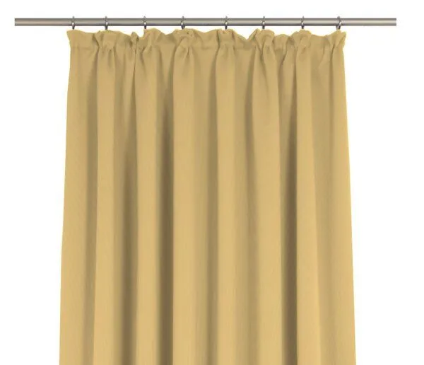 Nature by Adam Nature by Adam Vorhang aus 100% Bio-Baumwolle - Made in Germany - Uni Collection light, Dunkelgelb, – Produktbild 1 von 7
