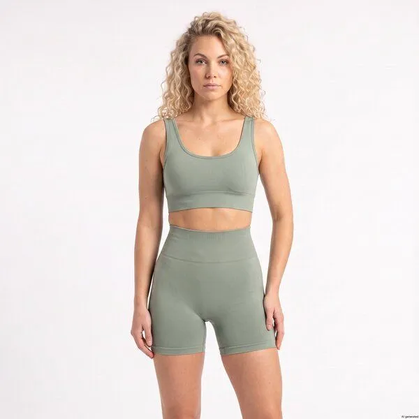TAO Sportswear TAO Sportswear PURE Sporty Leggings Short, Iceberg green, – Produktbild 2 von 4