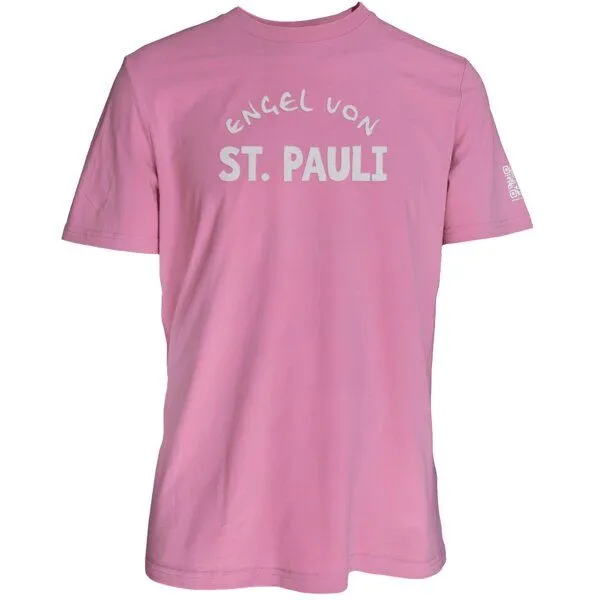 Spirit of Hamburg Spirit of Hamburg Biobaumwoll T-Shirt mit Spruch Engel von St. Pauli, Rot, – Produktbild 2 von 4