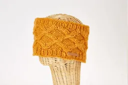 short'n'pietz short'n'pietz Schurwollstirnband mit Zopfrautenmuster, handgestrickt – Produktbild 1 von 1