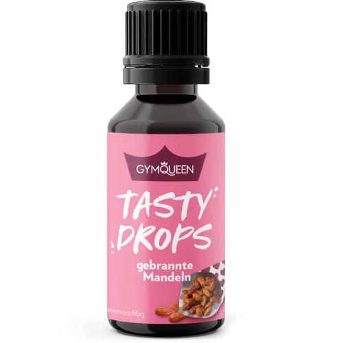GYMQUEEN Tasty Drops - 30ml - Gebrannte Mandel – Produktbild 1 von 1