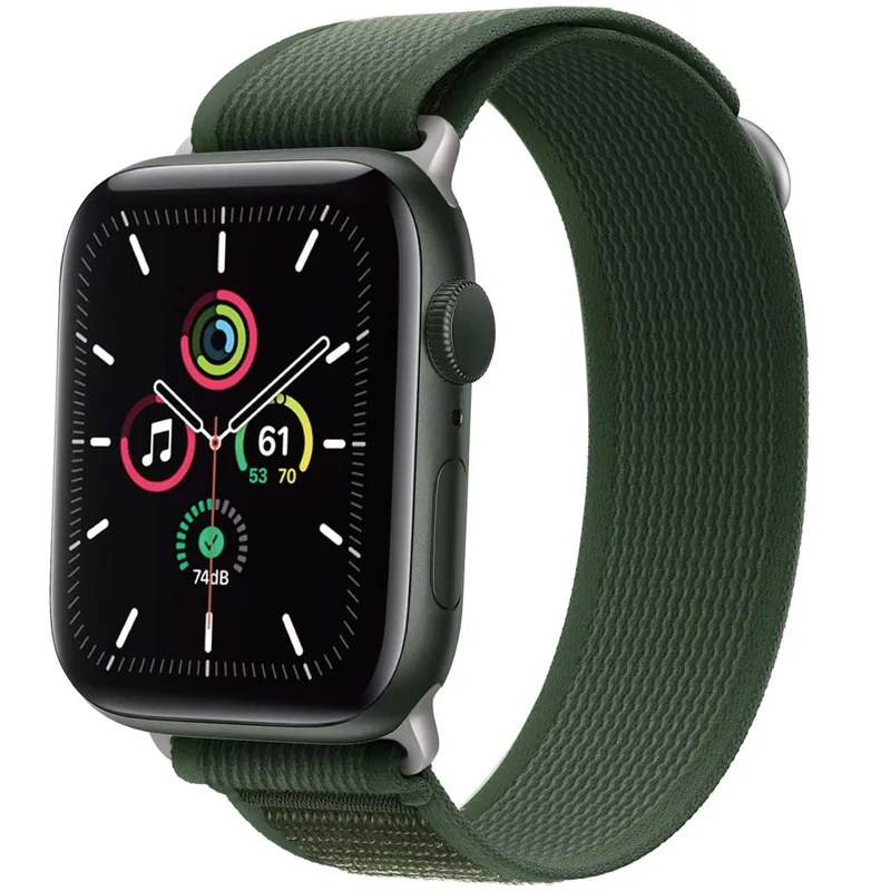 imoshion imoshion Nylon Trail Armband für Apple Watch | 38/40/41/42 mm, Dunkelgrün, – Produktbild 1 von 1