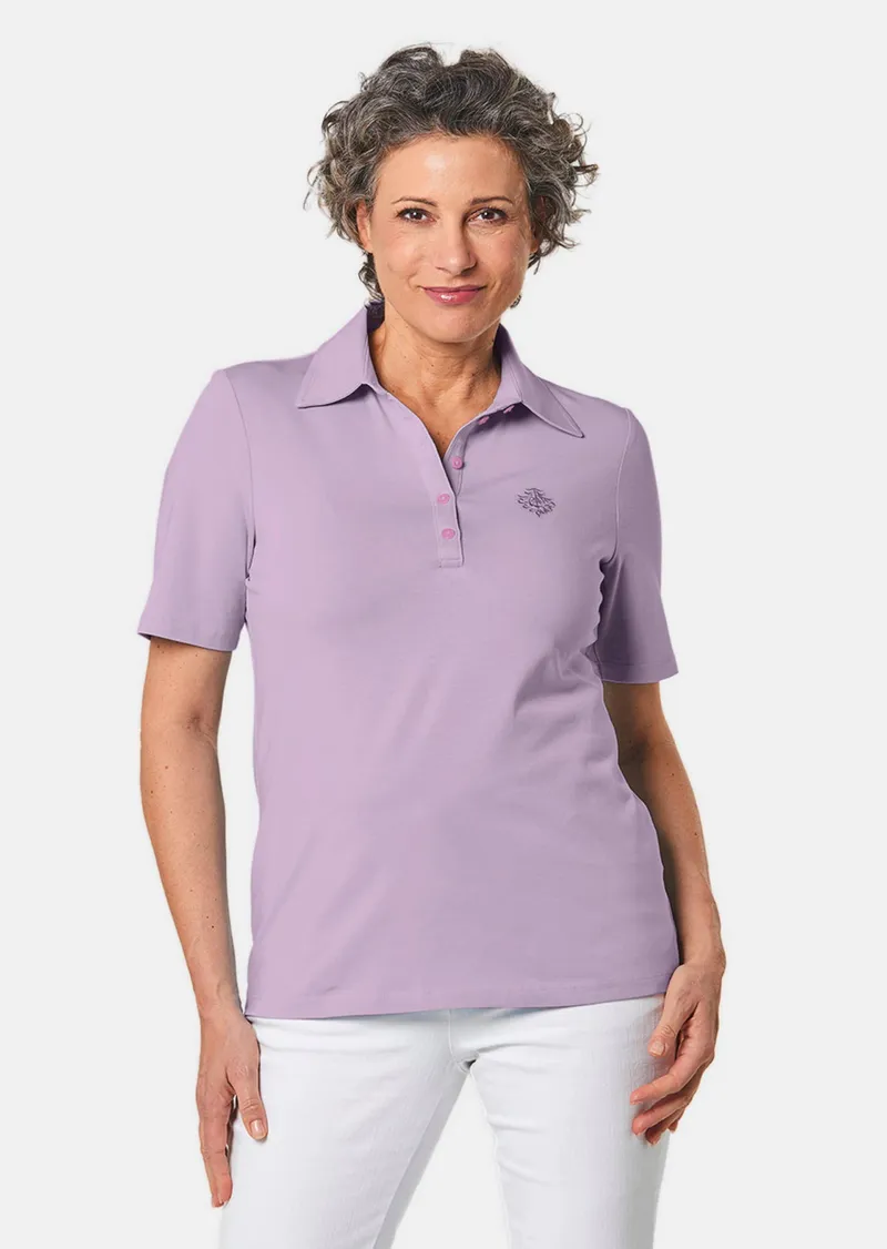 Goldner Stretchbequemes Poloshirt - flieder - Gr. 25 von Goldner Fashion, Lila, – Produktbild 1 von 3