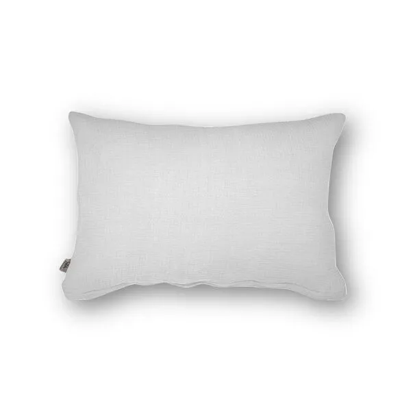 Hutch&Putch Hutch&Putch Musselin Kopfkissenbezug 100% Bio-Baumwolle, Light grey, – Produktbild 1 von 4