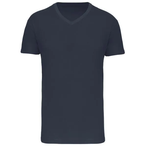 Greenspired Greenspired Basic Unisex Bio V Neck T- Shirt 145 g/m² S - 5 XL, Navy, – Produktbild 1 von 1