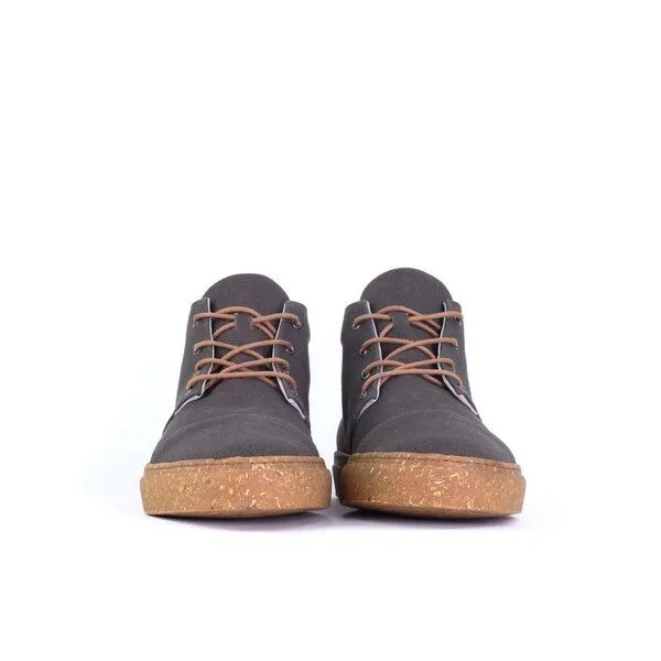 SORBAS SORBAS '59 recycelte Stoff-Sneaker, Anthrazit, – Produktbild 2 von 3