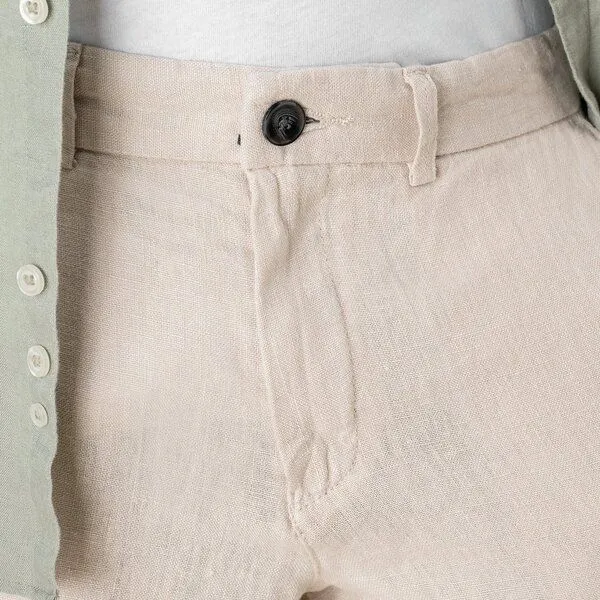 YTWOO YTWOO Herren Leinenhose, Linen sand, – Produktbild 4 von 4