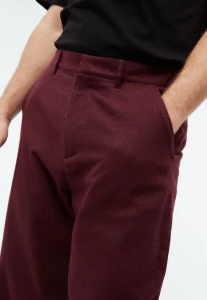 Givn Berlin Flanellhose Modell: Helge, Burgundy, – Produktbild 5 von 5