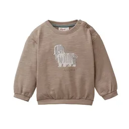 People Wear Organic People Wear Organic Sweat Pullover, braun uni, "Hund" – Produktbild 1 von 1