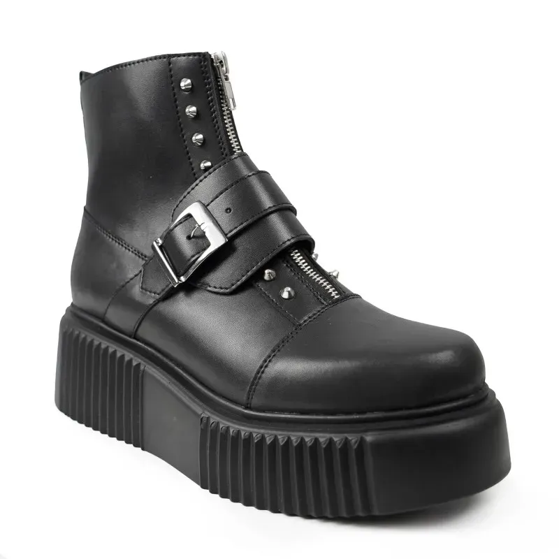 Altercore Altercore Damen vegan Stiefel Deneb, Schwarz, – Produktbild 1 von 3