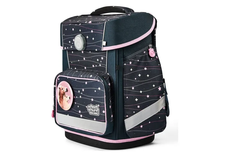 School-Mood School-Mood Schulranzen Champion Maxx (6-tlg), Polyester, Schwarz, – Produktbild 4 von 5