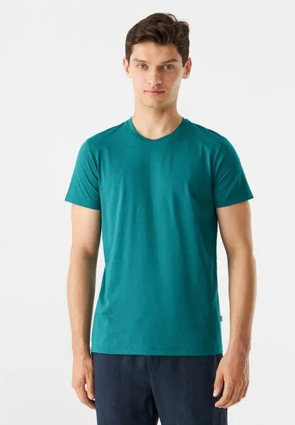 Givn Berlin Givn Berlin T-Shirt GBCOLBY aus Bio-Baumwolle, Dunkelgrün, – Produktbild 1 von 3