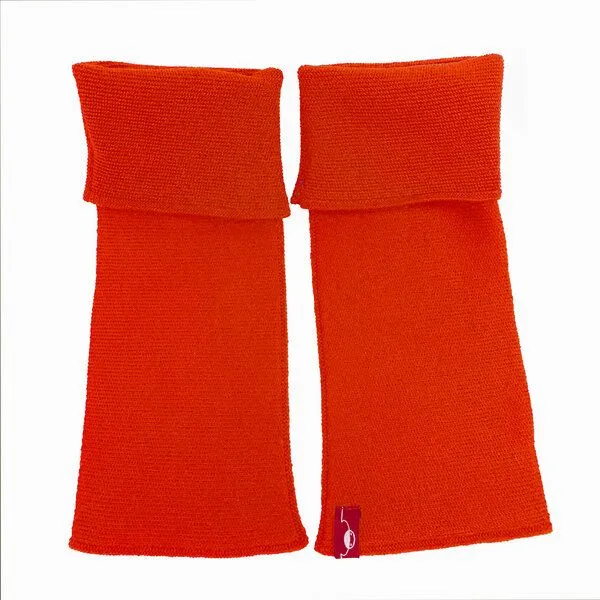 vincente vincente Beinstulpen gestrickt aus reiner Wolle, Rosso, – Produktbild 1 von 2
