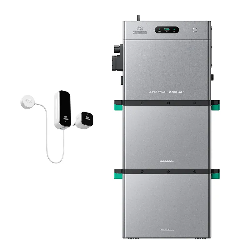 Zendure Deutschland Zendure SolarFlow 2400 AC+ | AC-gekoppelter Speicher für Bestands-PV, SolarFlow 2400 AC+ + Smart Meter D0 (2.4 kWh) / 2*AB3000L (5.76 kWh) – Produktbild 1 von 1