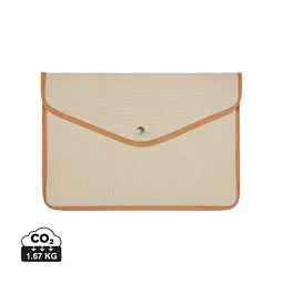 Vinga Vinga Bosler 14 Zoll Laptop-Tasche aus recyceltem Canvas, Beige, – Produktbild 1 von 1