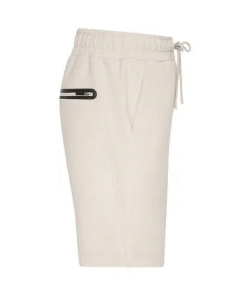 Daiber Daiber Herren Kurze Hose Sporthose Joggingshose Seitentaschen mit Reißverschluss, Beige (sandstone), – Produktbild 4 von 4