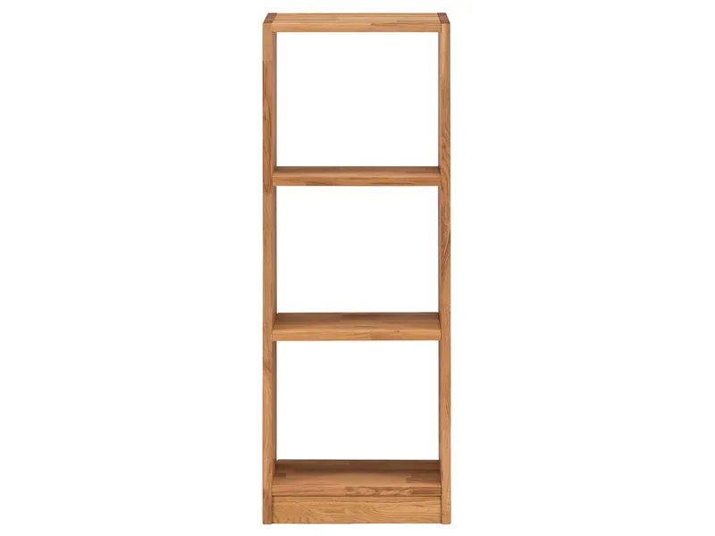 Regal "Grid" 1 x 3 Fächer, B 47 x H 125 x T 34 cm, Wildeiche geölt, – Produktbild 1 von 1