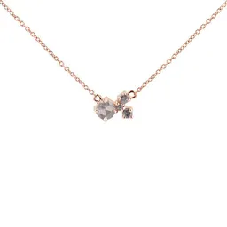 Eppi Eppi Cluster-Kette mit Salt and Pepper Diamanten Millie – Produktbild 1 von 1