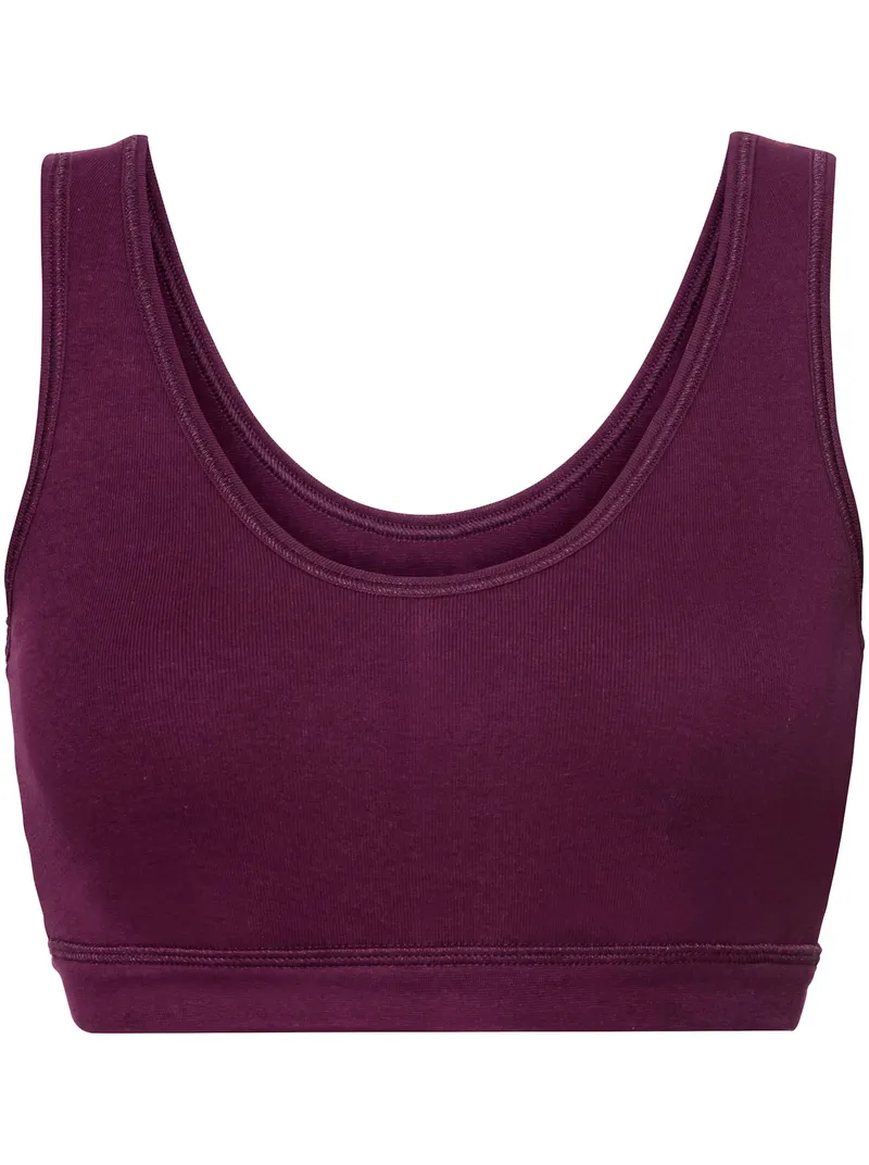 wäschepur Bustier, Aubergine + marine, – Produktbild 2 von 2