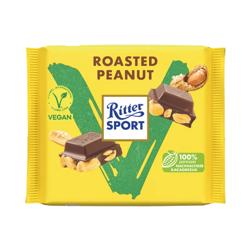 Ritter Sport Ritter Sport Vegan Roasted Peanut, 100g – Produktbild 1 von 1