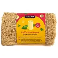 ECOSUTRA ECOSUTRA Luffa Schwämme - 3er Set – Produktbild 1 von 1