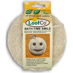 LoofCo LoofCo Bath-Time Loofah Smile - Badeschwamm aus Luffa – Produktbild 1 von 1