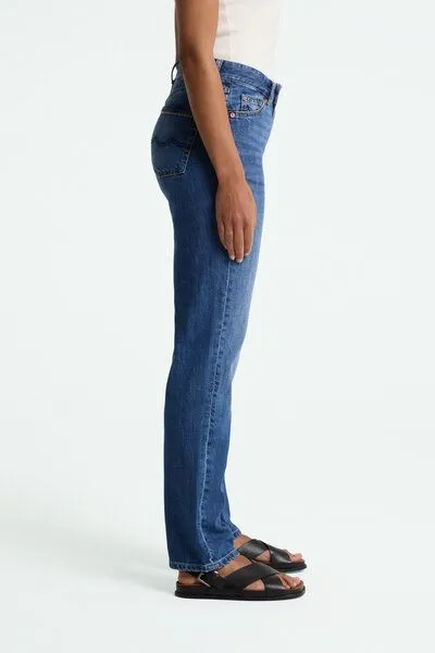 Kings Of Indigo Kings Of Indigo Jeans Inoe - Mid Rise Straight - Cotton Flex 9.5oz Mid Worn – Produktbild 4 von 6