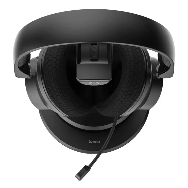 Hama Hama Bluetooth-Headset BT-900, Multipoint, Ladestation, ENC, kabellos, Schwarz (00139940) – Produktbild 5 von 7