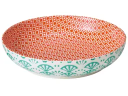 cilio cilio Schale "AMICI" aus Porzellan mit Dekor, H 4,5 cm, Ø 21,5 cm, Fächer – Produktbild 1 von 1