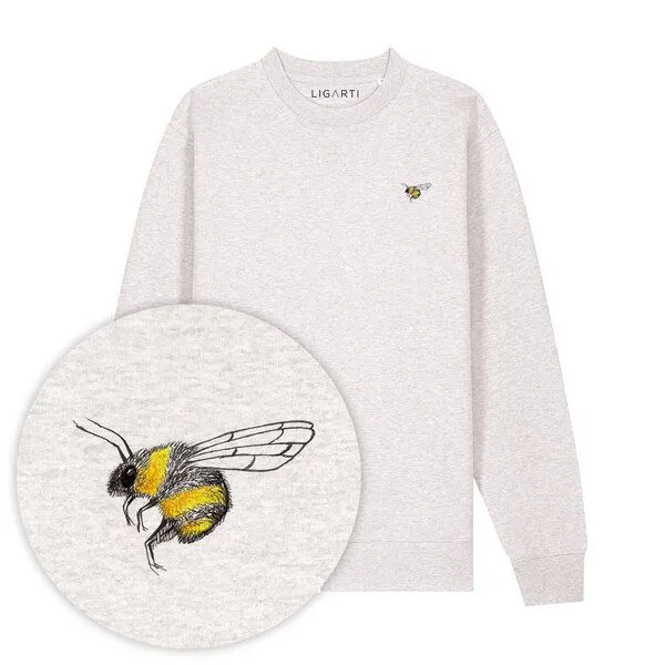 LIGARTI Pullover – Hummel – LIGARTI Tiermanufaktur, Altrosa, – Produktbild 2 von 2